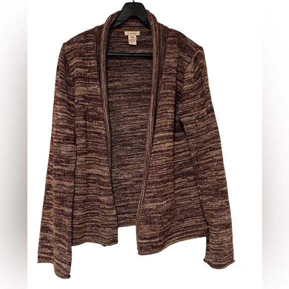 Sundance Brown Open Cardigan Sweater Size Medium - Picture 1 of 3